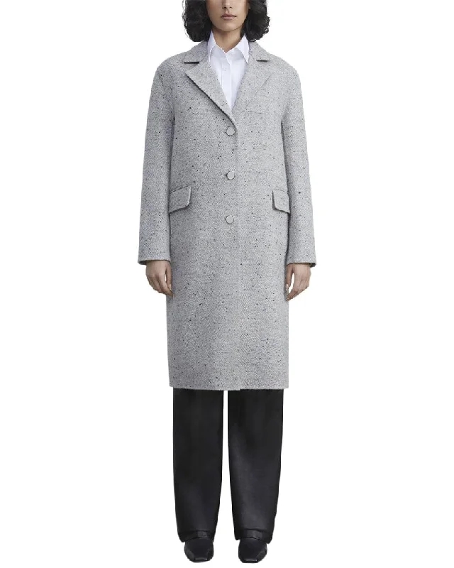 Lafayette 148 New York Wool Coat A-Line Ball Gown Mermaid