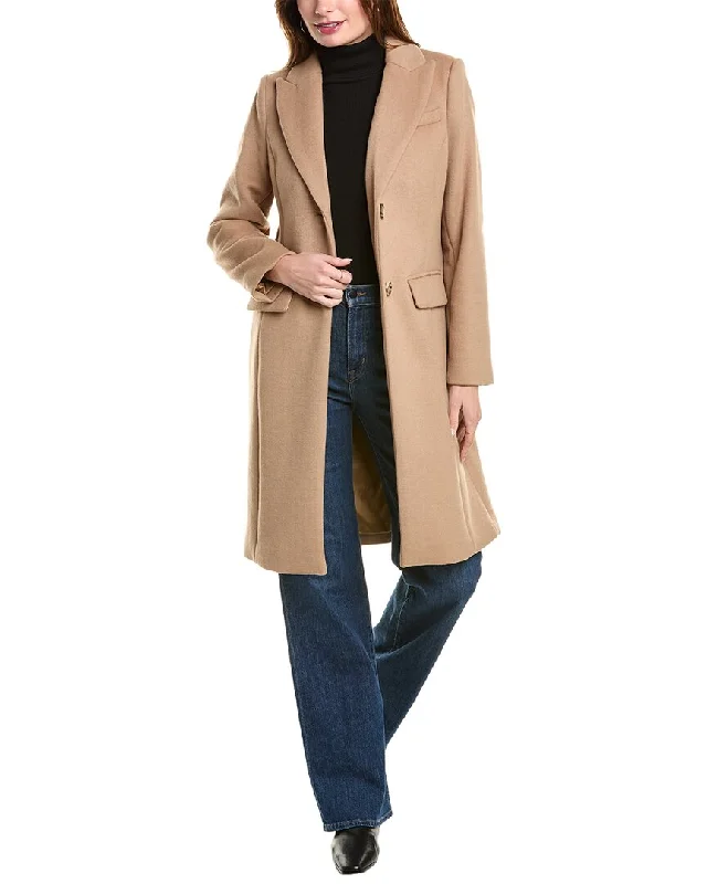 Brooks Brothers Wool-Blend Coat Bolero Crop Top Camisole