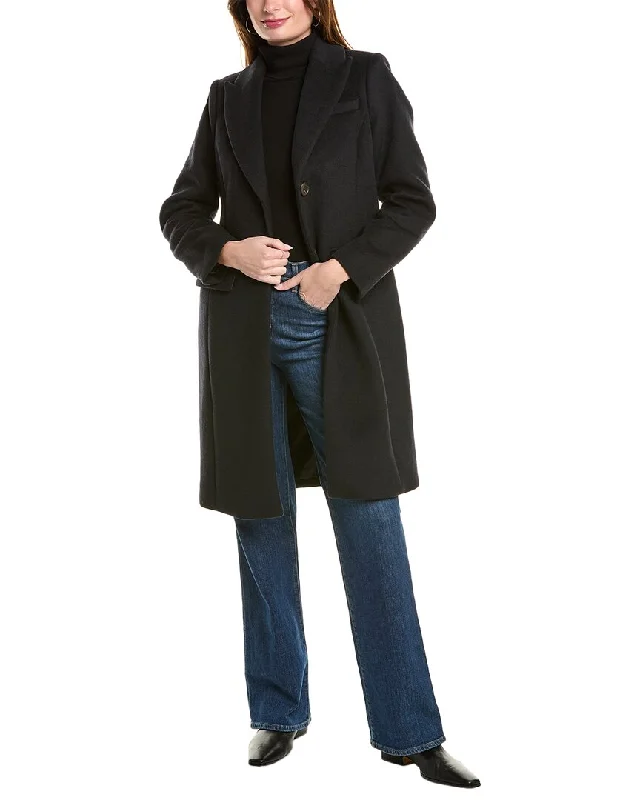 Brooks Brothers Wool-Blend Coat Blouse Shirt Tunic