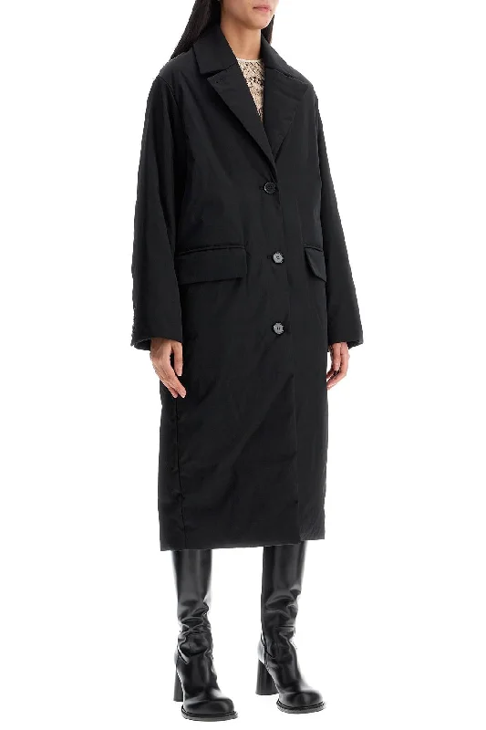 Stand Studio Melita Poly-Twill Coat Houndstooth Jacket Shearling Jacket Fleece Jacket