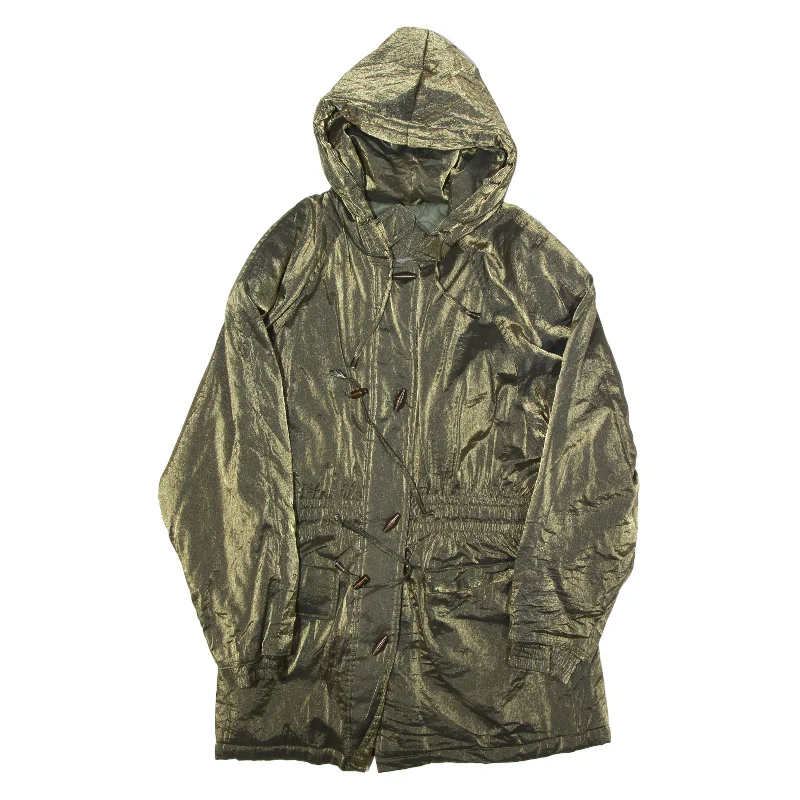 OTELLO PELLE Duffle Coat Gold Womens L Stole Shawl Scarf