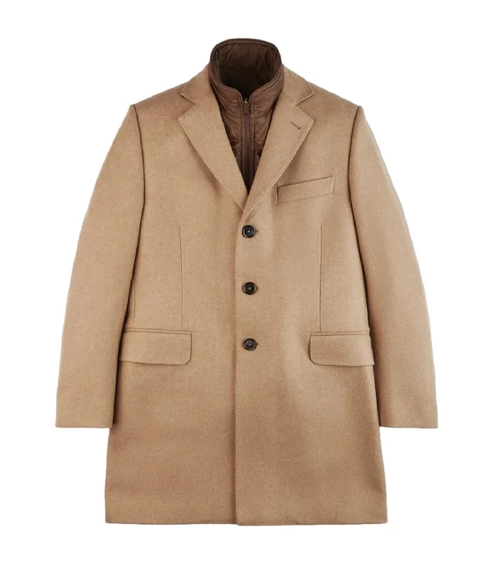 Double Coat in Lana e Cashmere Hooded Jacket Zipper Jacket Button Jacket